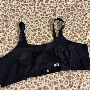 XS-L Motif Pumping Bra Black